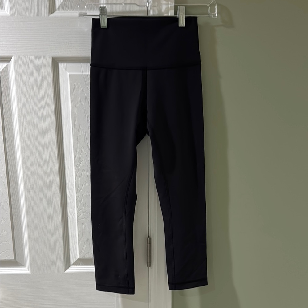 Lululemon Black High-Waist Crop Leggings